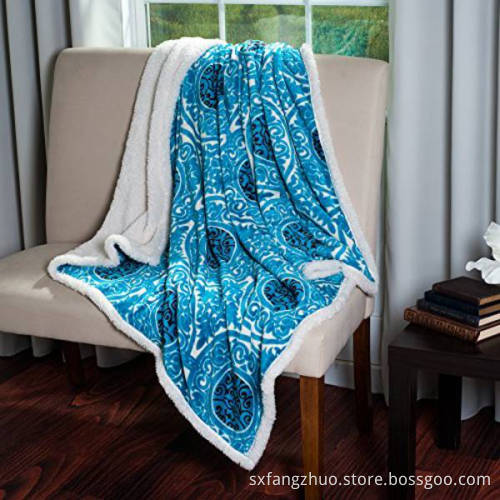 soft sherpa fleece 15 lb weighted blanket